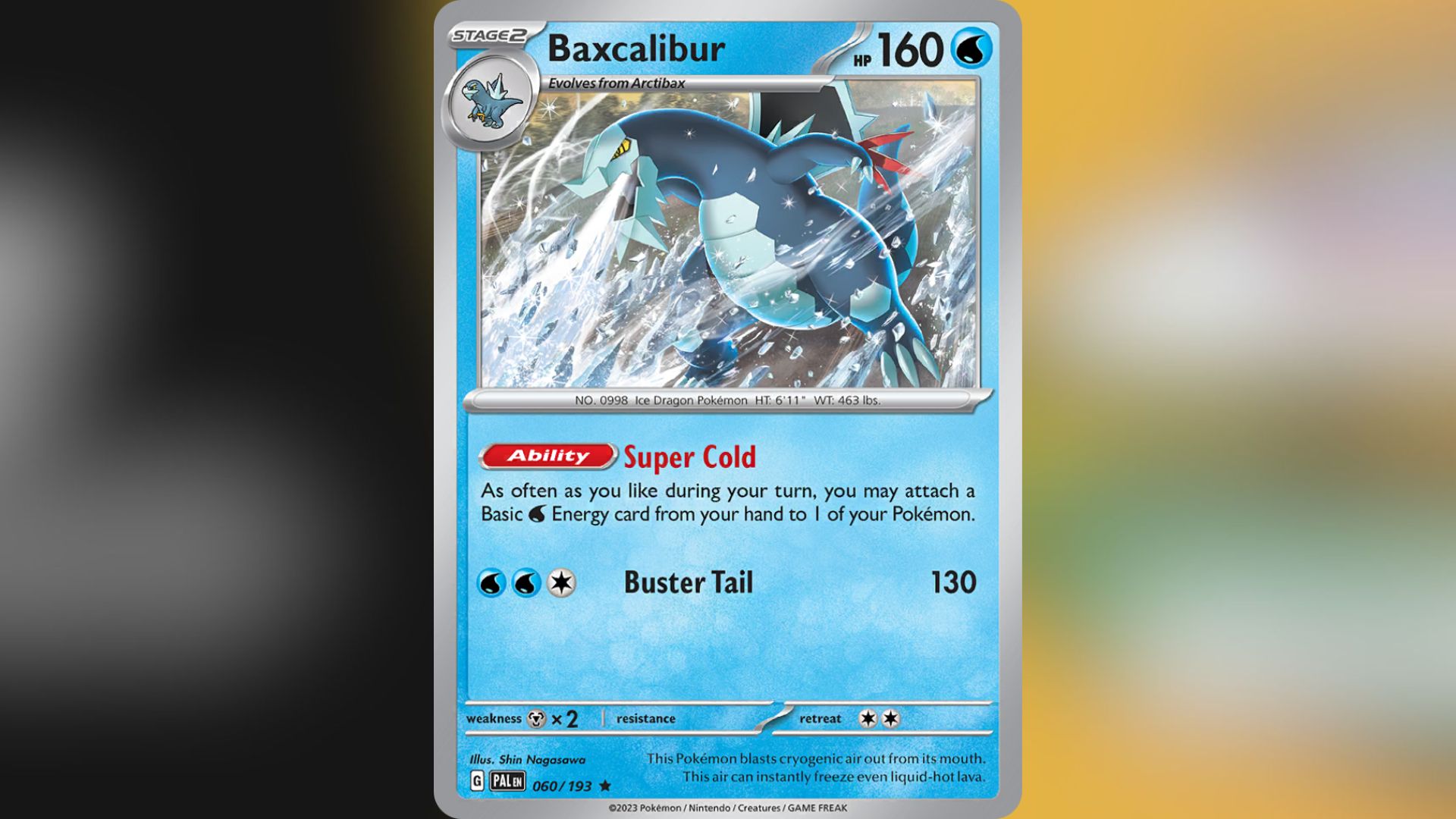 Baxcalibur (Image via TPC)