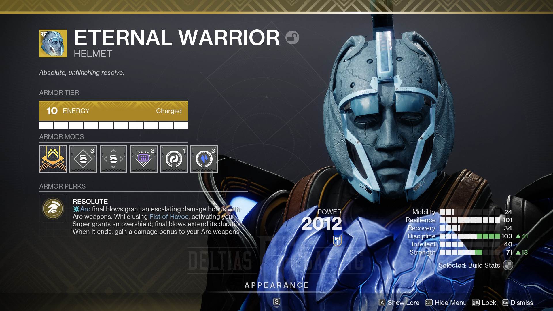 Destiny 2 Eternal Warrior