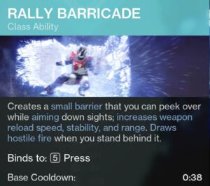 Destiny 2 Rally Barricade Arc Titan Class Ability