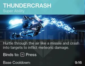 Destiny 2 Thundercrash Arc Titan Super
