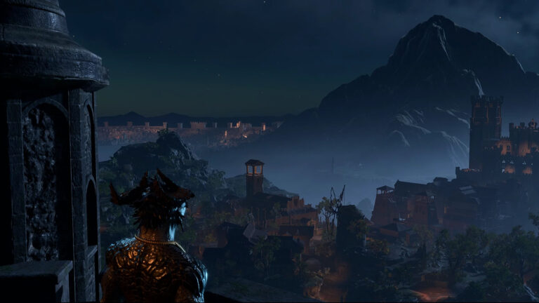 Baldur's Gate 3 Act 3 Main Quests overlooking Rivington and the city