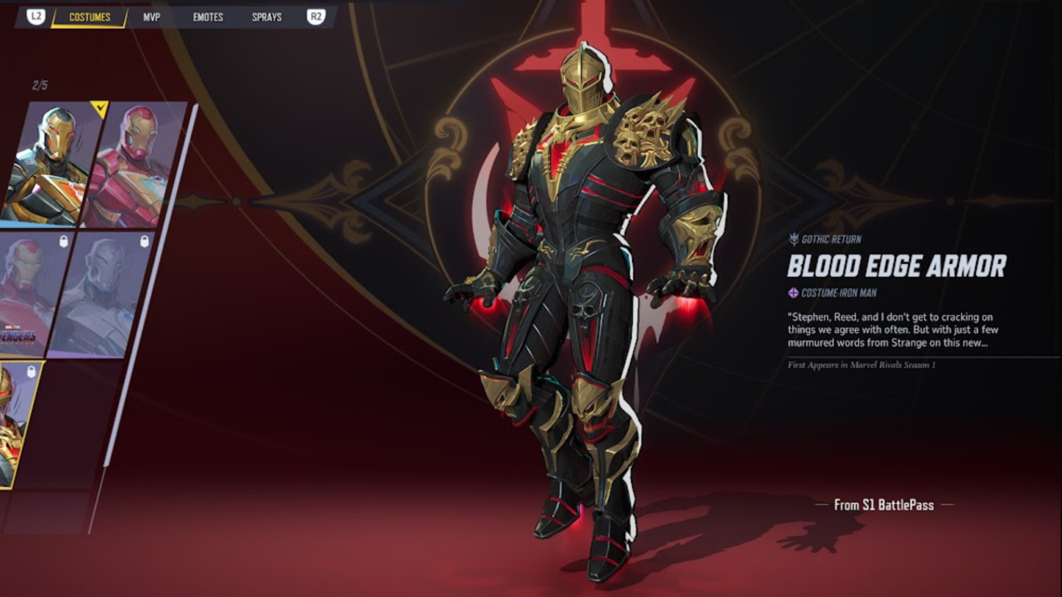 Marvel Rivals All Iron Man Skins Tier List Deltia