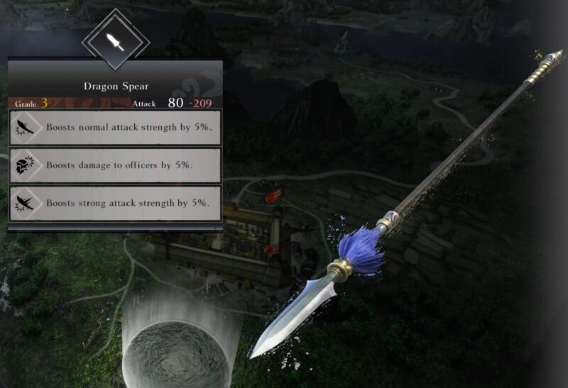 Dynasty Warriors Origins Dragon Spear Grade 3