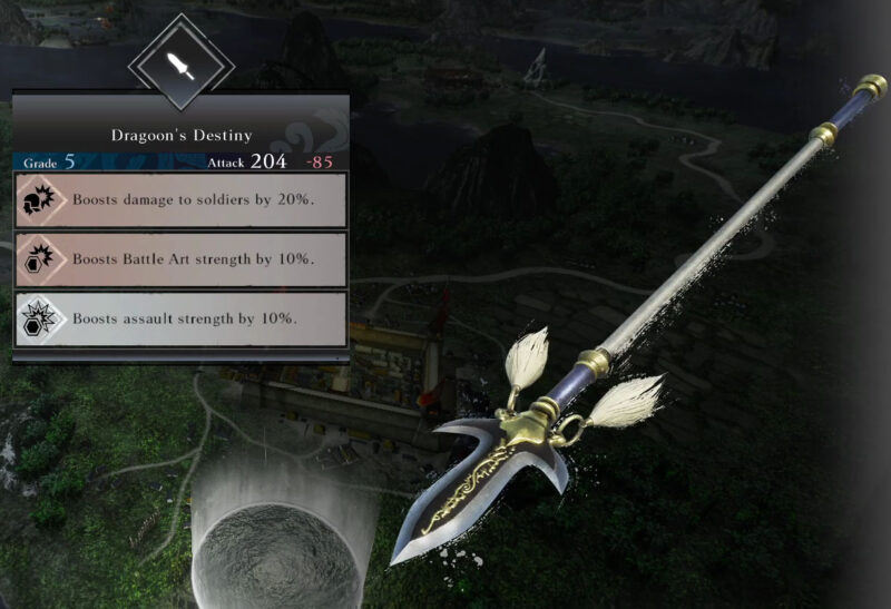 Dynasty Warriors Origins Dragoon's Destiny Grade 5