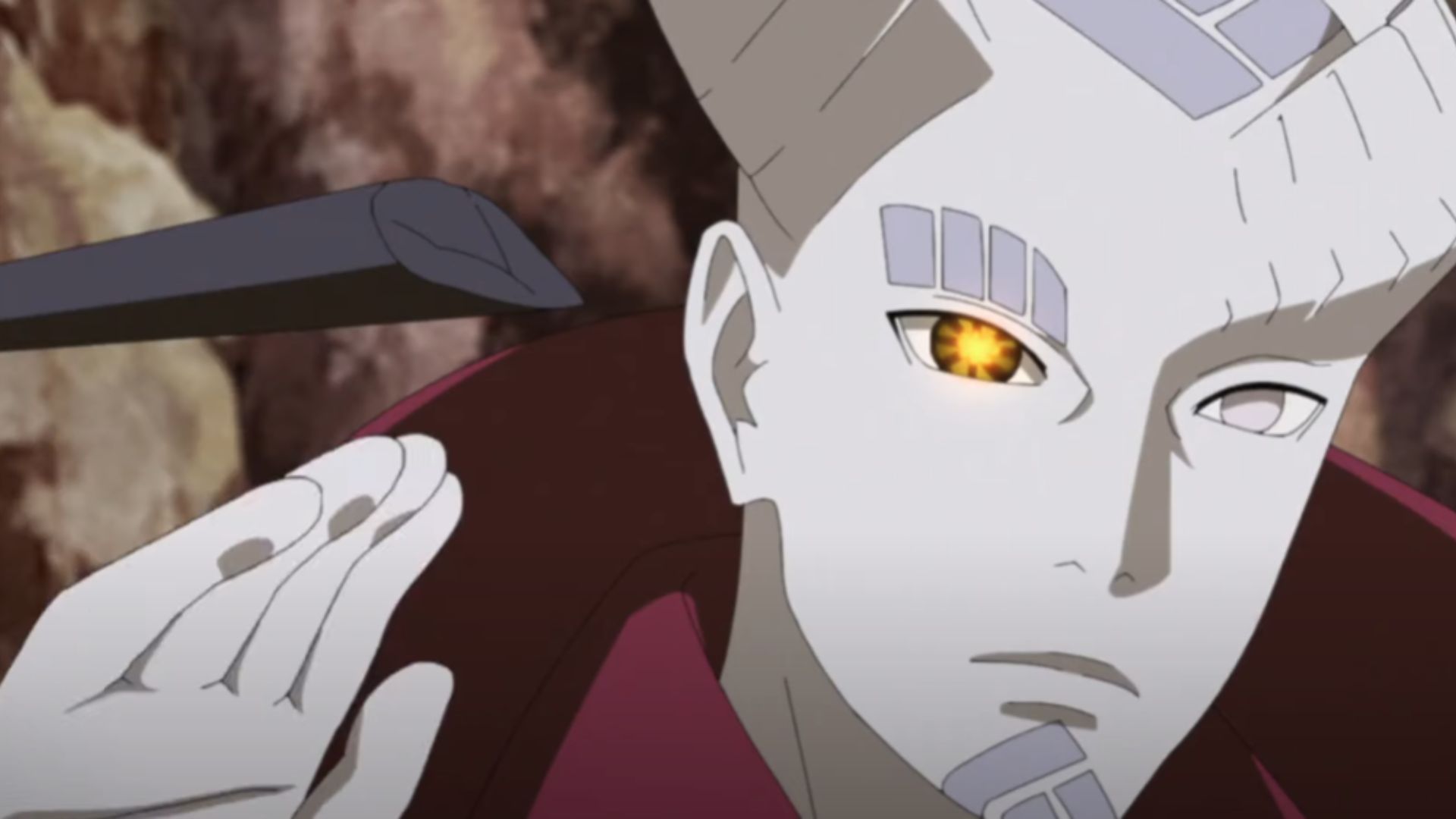 Isshiki Otsutsuki fighting against Sasuke