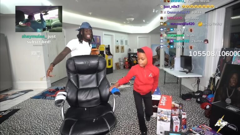 Kai Cenat with Lil RT