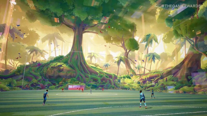 REMATCH jungle stadium.