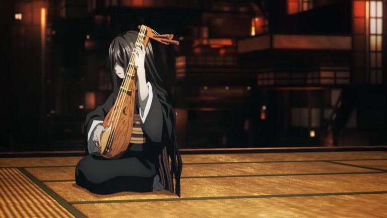 Nakime's introduction in Demon Slayer