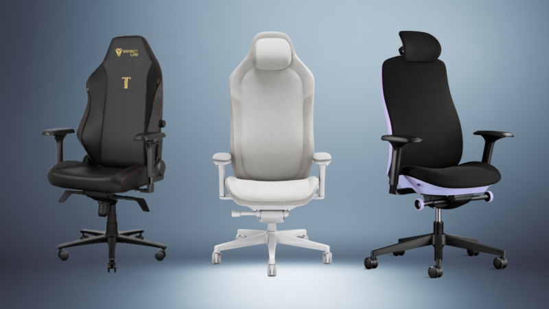 5 Best Gaming Chairs in 2025 (Image via: Secretlab, Herman Miller, Fractal Design)