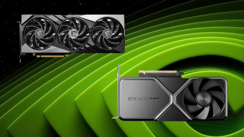 RTX 4070 Ti Super vs RTX 4070 Super: Specs, Price, Performance and More Compared (Image via: Nvidia, MSI, Deltias Gaming)