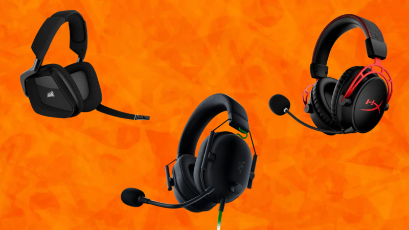 Top 5 Gaming Headset Deals in 2025 (Image via: Razer, HyperX, Corsair, Deltias Gaming)