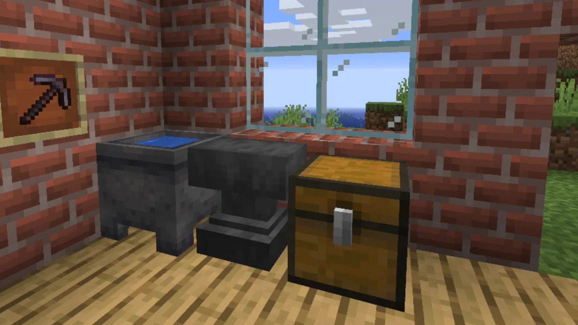 Minecraft Anvil (Image via Microsoft)