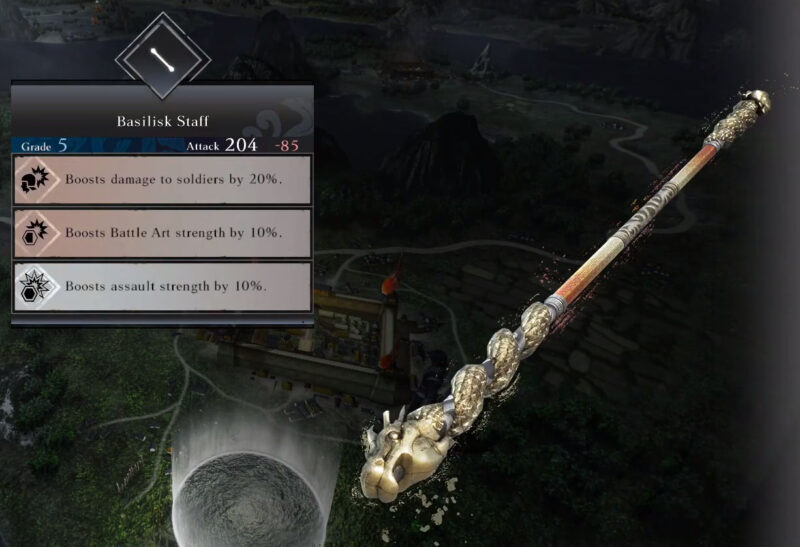 Dynasty Warriors Origins Basilisk Staff Grade 5