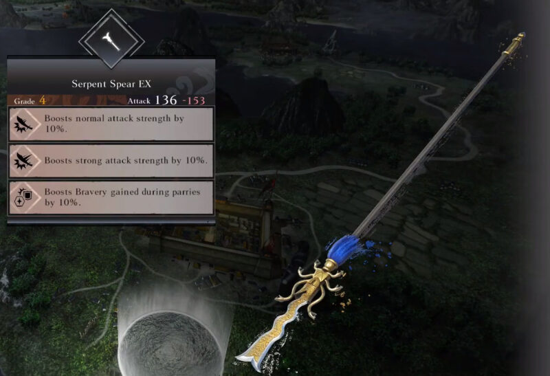 Dynasty Warriors Origins Serpent Spear EX Grade 4