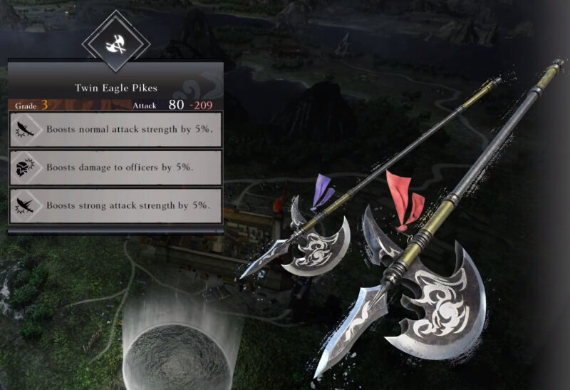 Dynasty Warriors Origins Twin Eagle Pikes Grade 3