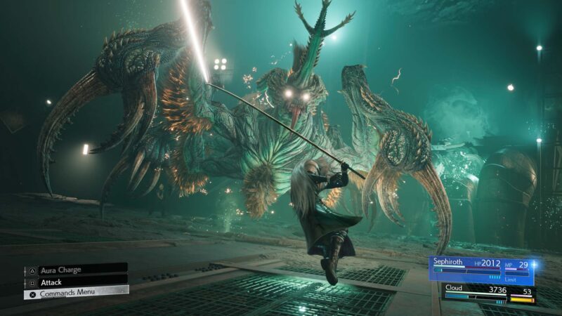 After the Materia Guardian, Midgardsormr is the first real challenge you will face in Final Fantasy 7 Rebirth (Image via Square Enix)