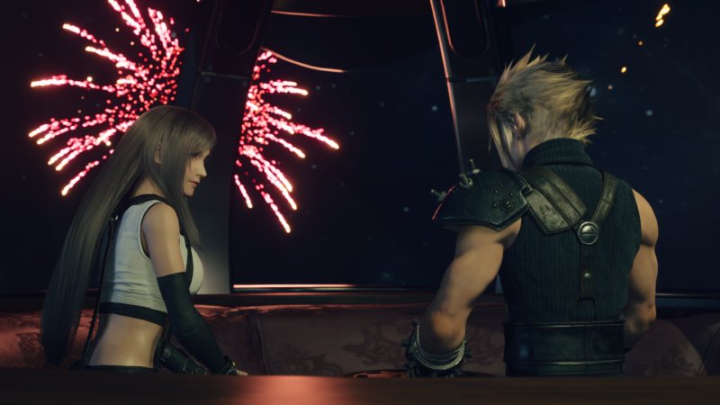 Tifa and Cloud (Image via Square Enix)