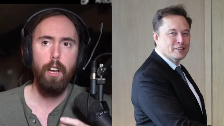 Asmongold and Elon Musk in images