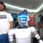 Fanum and Kai Cenat alongside the Humanoid robot