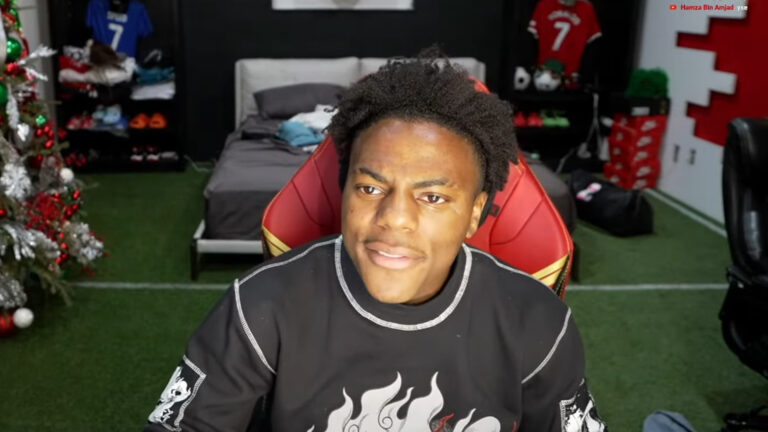 IShowSpeed in his latest livestream.