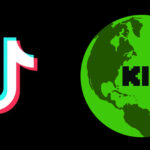 Kick and TikTok logos