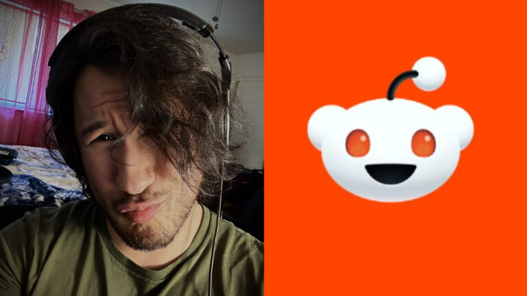 Markiplier in image alongside Reddit logo