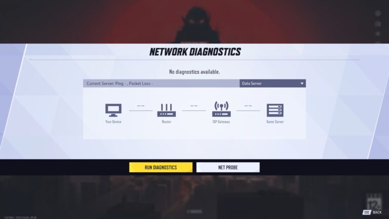 Marvel Rivals Network Diagnostics