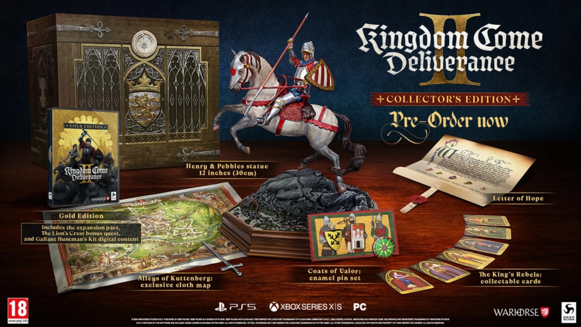 Tappetino Da Scrivania Kingdom Come Deliverance 2 - Oversize, Design Henry Di Skalitz