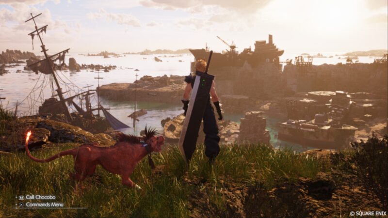 The beautiful area of Junon (Image via Square Enix)