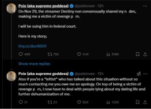 Kick Streamer Destiny Responds to Pxie’s Recent Allegations - Deltia's