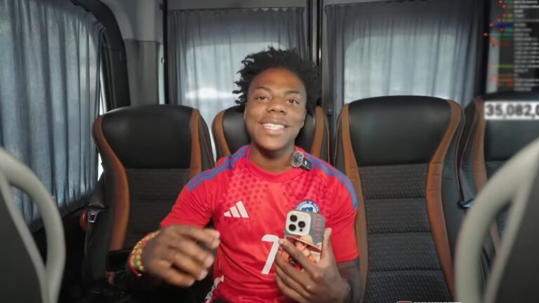 IShowSpeed in his latest livestream