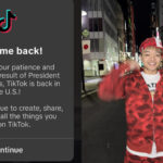 TikTok thanks Donald Trump. Jasontheween in picture.