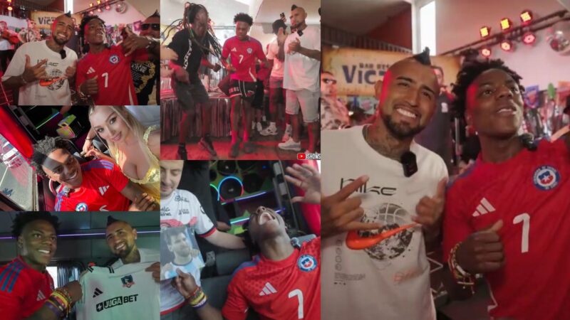 Arturo Vidal Gifts IShowSpeed a Special Football Jersey