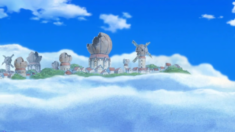 One of One Piece's many islands