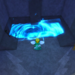 Locate the portal to access the trial (Source: Roblox)