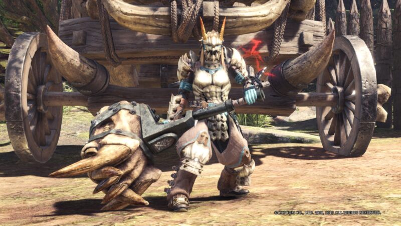 Hammer in Monster Hunter World (Image via Capcom)