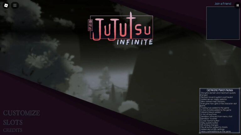 Jujutsu Infinite (Source: Roblox Corporation)