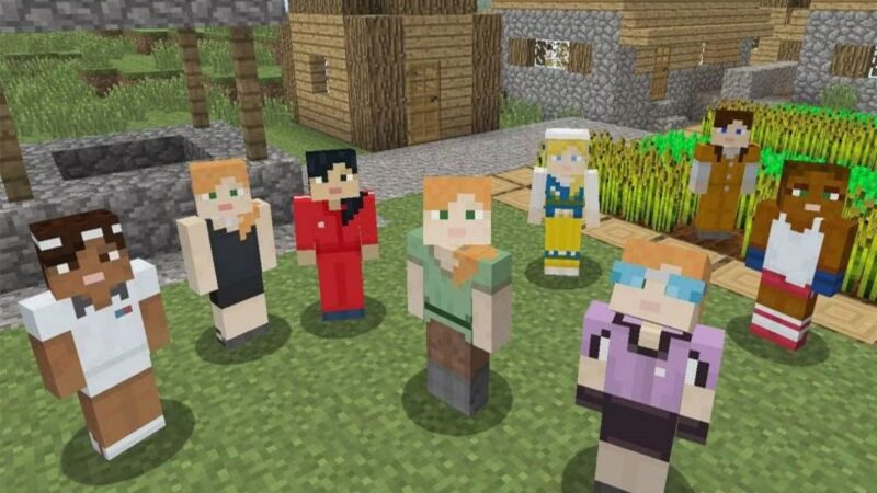 Minecraft features multiplayer (Source: Mojang Studios)