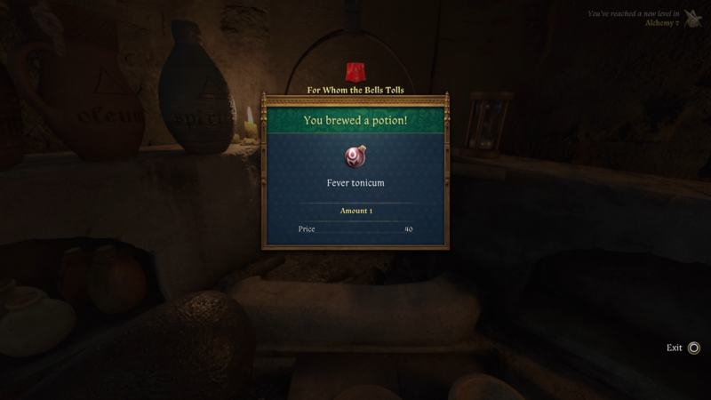 How to craft Fever Tonic in Kingdom Come Deliverance 2 - Deltia's Gaming