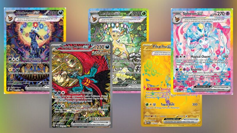 Top 5 Rarest Cards To Get From Pokemon TCG Prismatic Evolutions