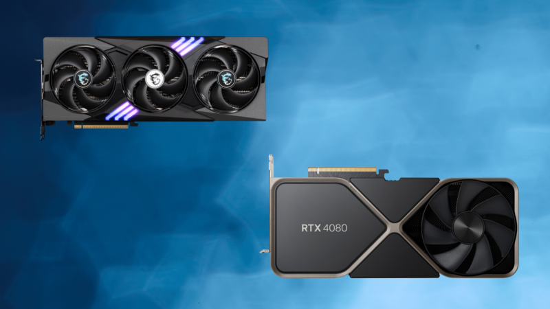 RTX 5070 Ti vs RTX 4080: Specs, Price, and More Compared (Image via: Nvidia, MSI, Deltias Gaming)