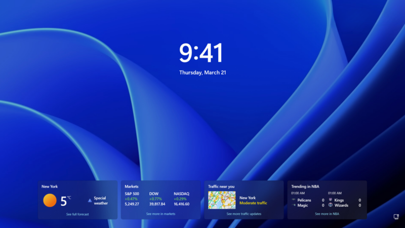 How to Remove Lock Screen Widgets on Windows 11 (Image via: Microsoft)