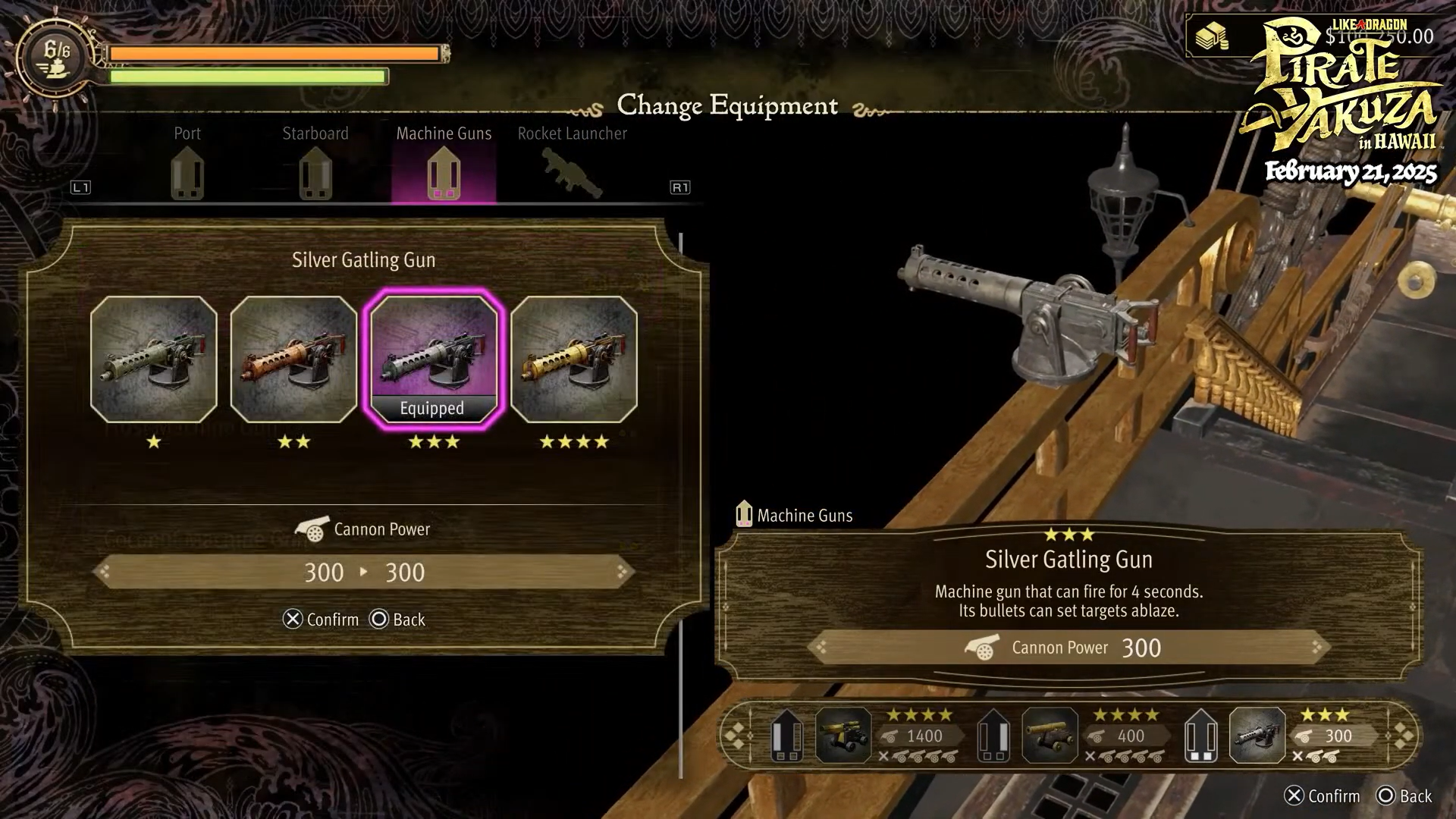 Different tiers of equipment (Image via SEGA)