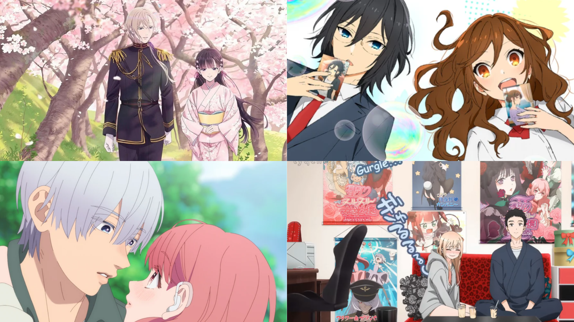 8 Anime Romances Everyone Wants to Have in Real Life (Image via CloverWorks, Ajia-do Animation Works, Kinema Citrus)