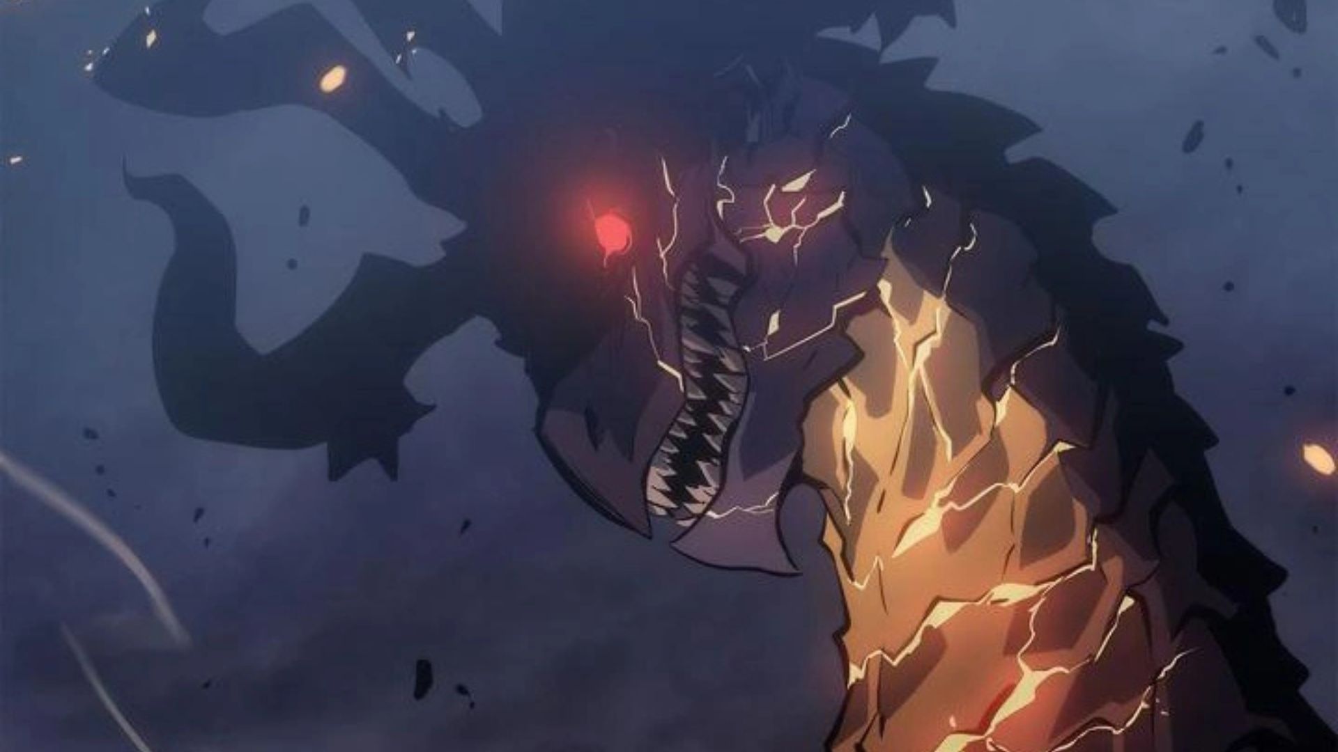 Antares' Dragon form as seen in the manhwa (Image via Kakao)