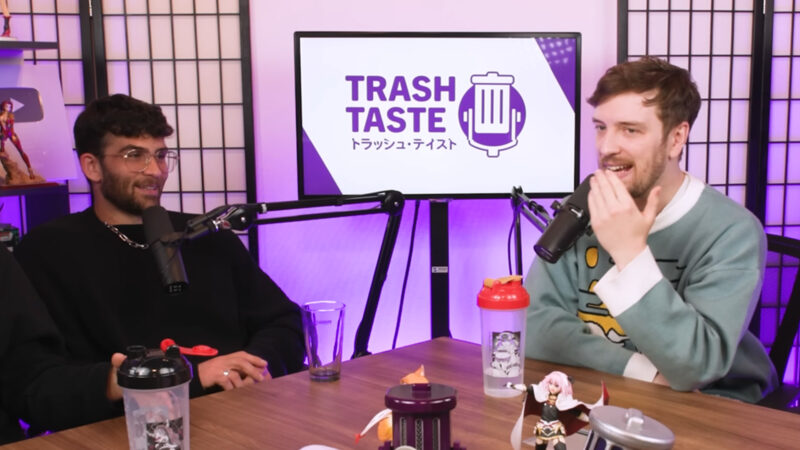 CDawgVA and HasanAbi during the Trash Taste podcast