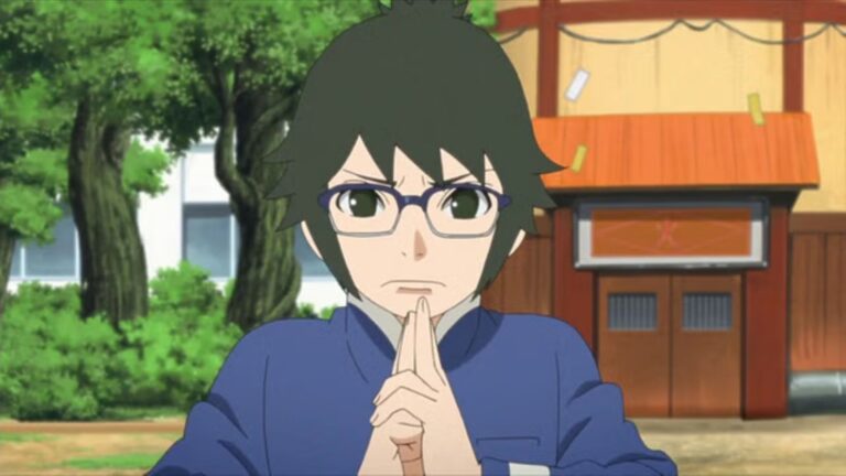 Denki Kaminarimon weaving a hand sign in Boruto