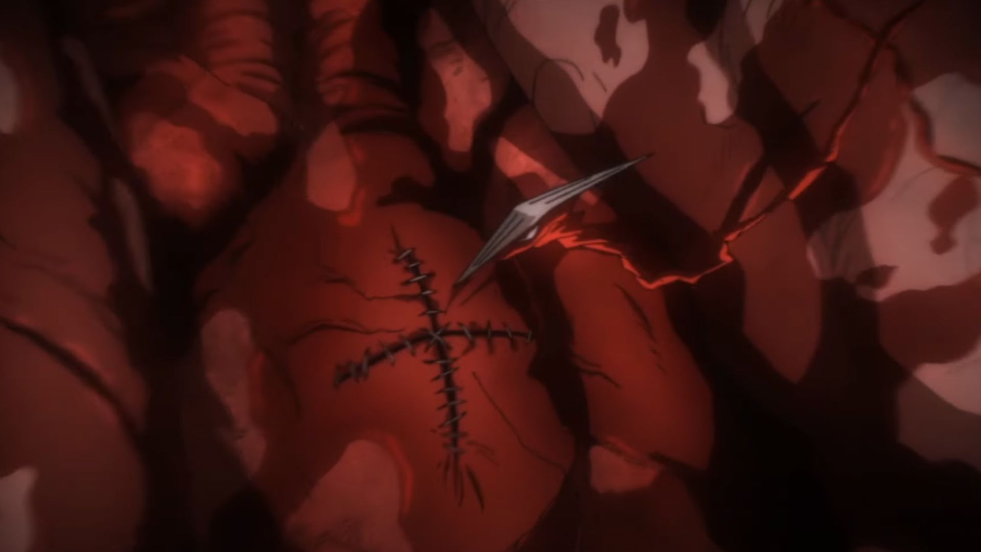 Edgeshot fixing Bakugo's heart from inside