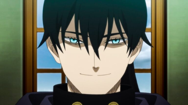 The vice-captain of the Black Bulls, Nacht Faust