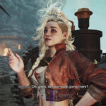 Gemma's relation with the hunter in Monster Hunter Wilds.